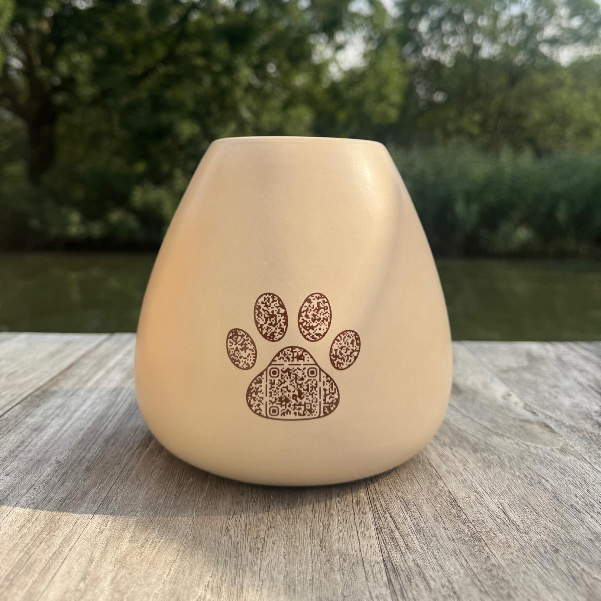 Klassieke Urn Beige Groot