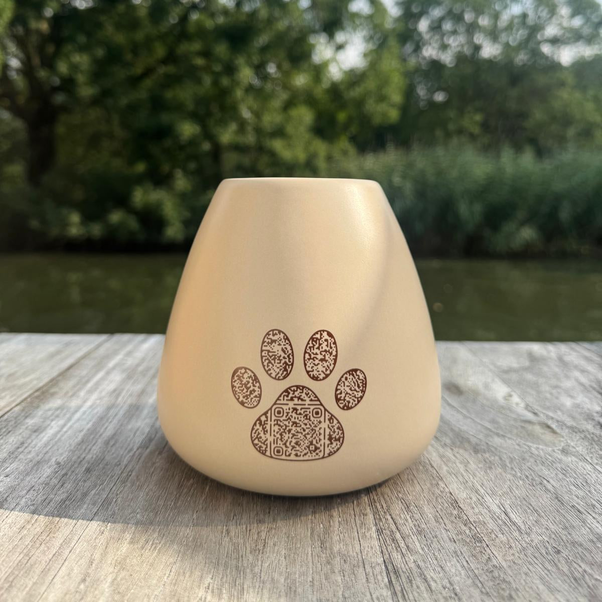 Klassieke Urn Beige Klein